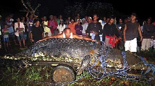 Гигантский крокодил станет звездой филиппинского парка эко-туризма
