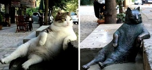 Памятник задумчивому коту украли в <a href=/turkey/stambul/>Стамбуле</a>