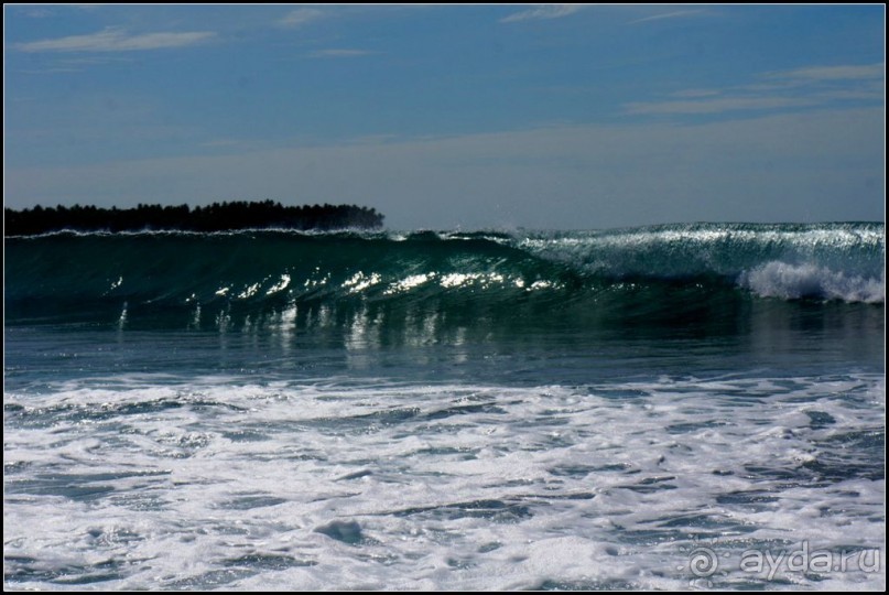 Альбом отзыва "Остров   Ниас.  Пляж  Сорак. Для  любителей  серфинга."