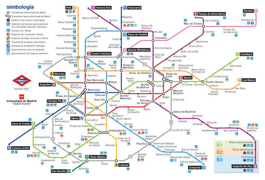 Метро Мадрида