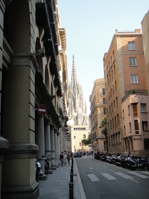 Район Готический Квартал (El Barri Gòtic) в Барселоне