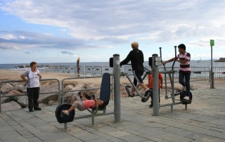 Пляж Новая Икария и Богатель в Барселоне