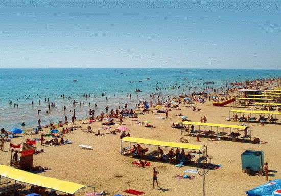 Пляжи Витязево