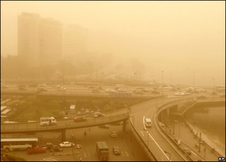 Буря пронеслась по северным городам Египта