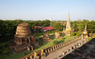 Город Аютхая в Таиланде