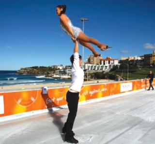 Знаменитый ледяной каток в Сиднее