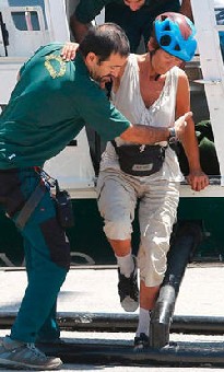 Туристка, пропавшая 19 дней назад в горах Испании, была найдена спасателями 