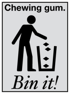 Власти Рима решили ввести штраф до &euro;50 за выброшенную мимо урны жвачку