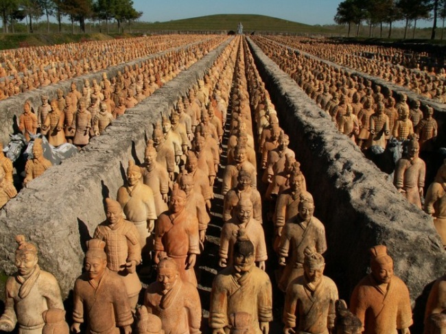 Новые факты о нахождении глиняной армии первого правителя Китая Цинь Шихуанди