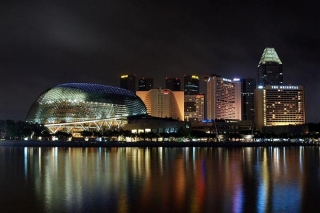 Гавань Марина Бэй в Сингапуре