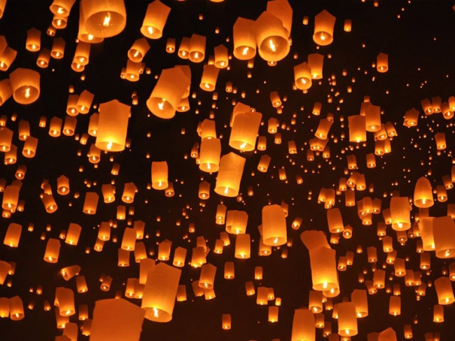 3 ноября в Таиланде пройдет красочный фестиваль небесных фонариков