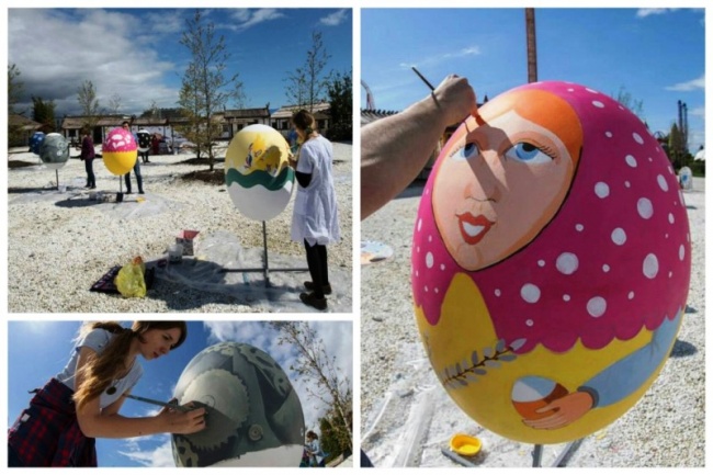 Гигантские пасхальные яйца распишут в Сочи