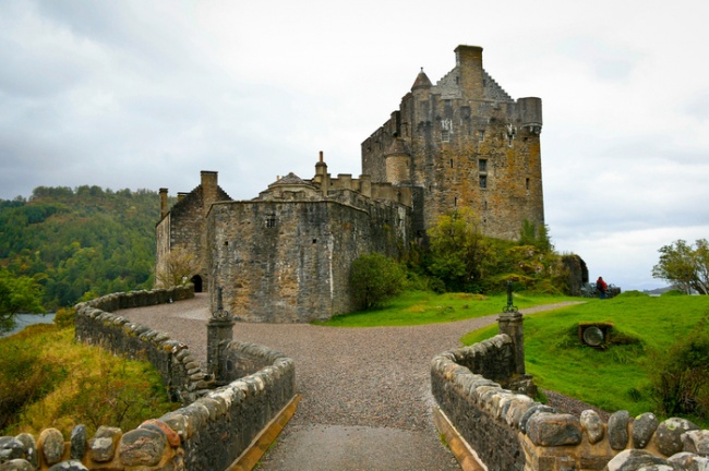 Огненный фестиваль в Шотландии оживил викингов