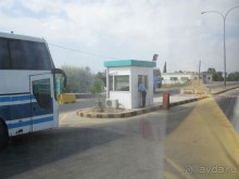 Иордания , мост Хусейна , пересекаем границу