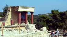 Расскопки Кносского дворца
