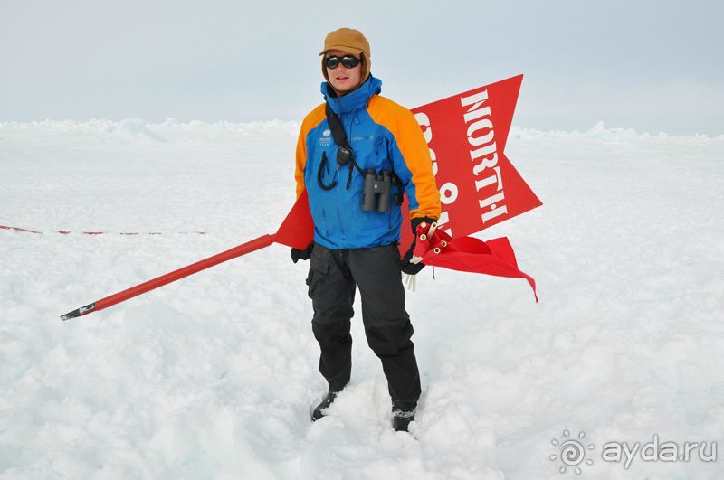 К Северному полюсу на ледоколе "50 лет Победы"