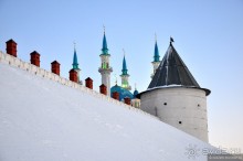 Казань днем и вечером