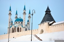 Казань днем и вечером