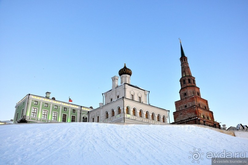 Казань днем и вечером