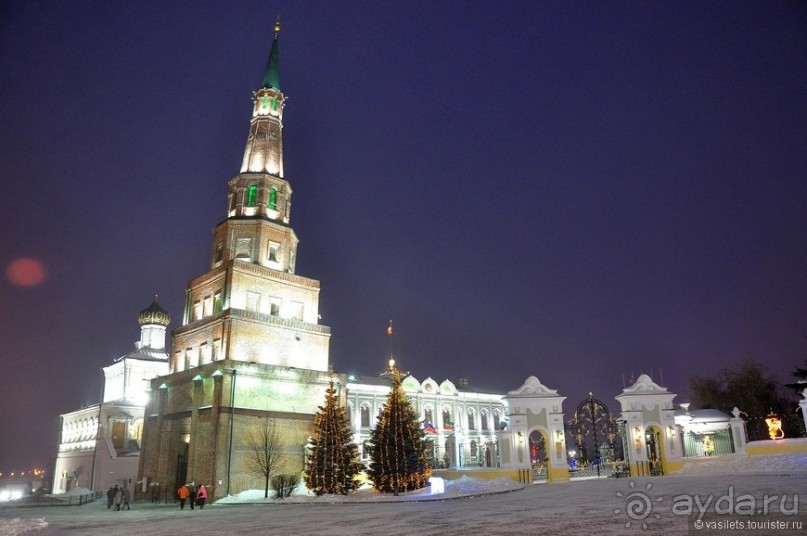 Казань днем и вечером