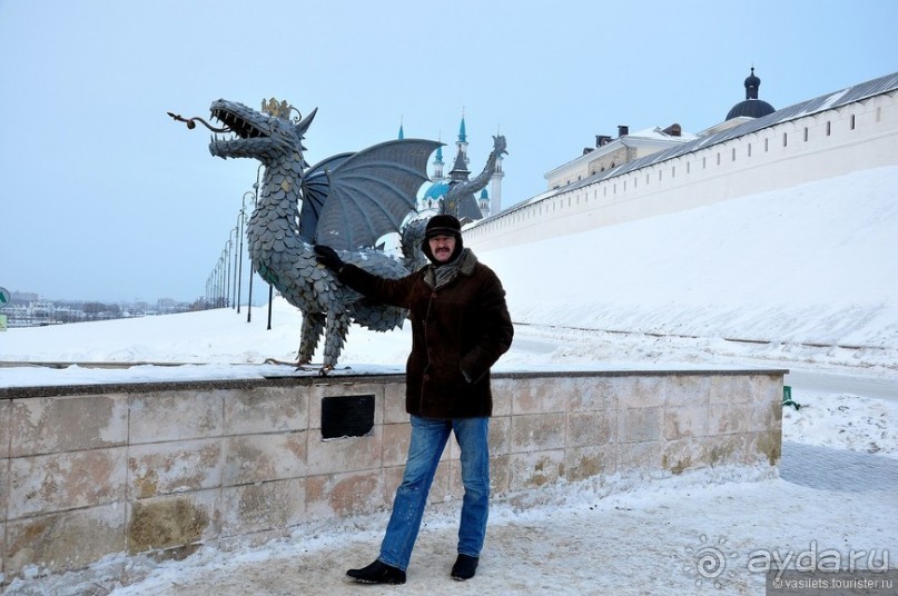 Казань днем и вечером
