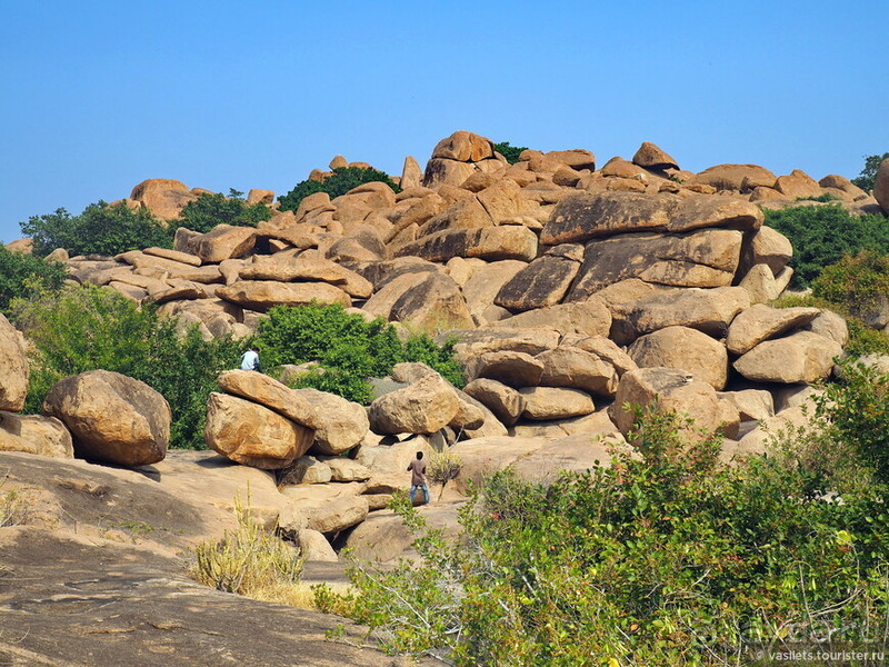Древнее Хампи — обезьяны, храмы и гигантские валуны