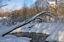 В Москве была зима...