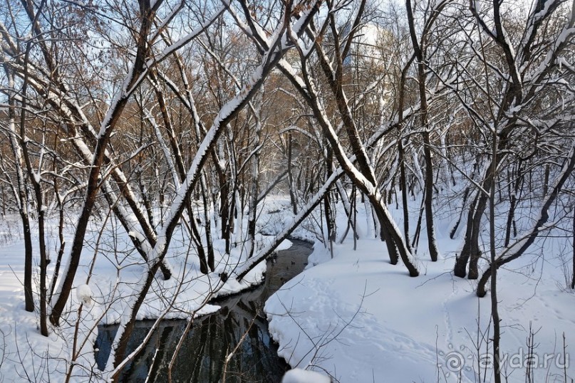В Москве была зима...