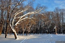 В Москве была зима...