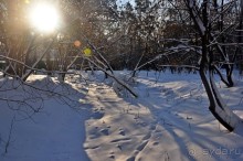 В Москве была зима...