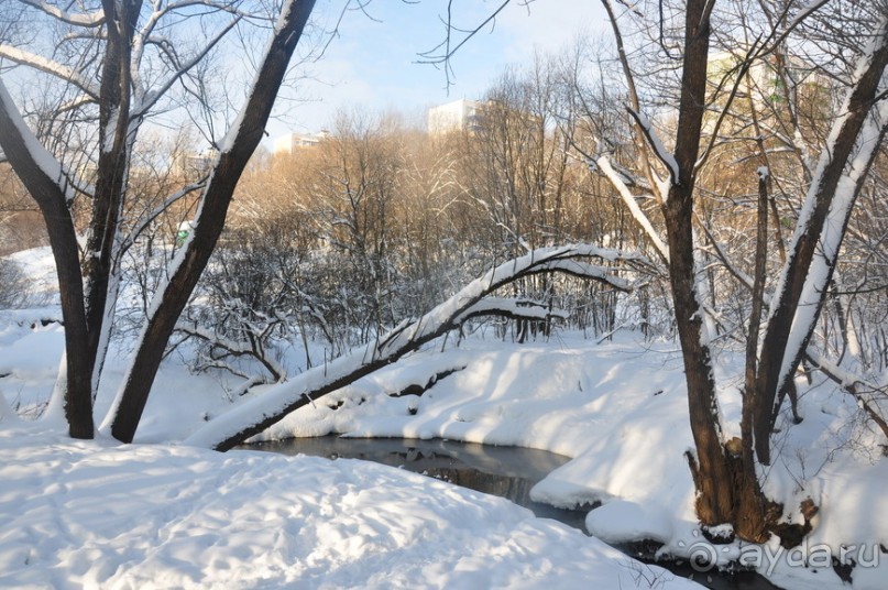 В Москве была зима...
