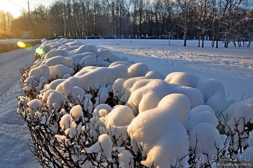 В Москве была зима...