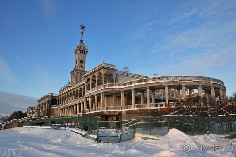 В Москве была зима...