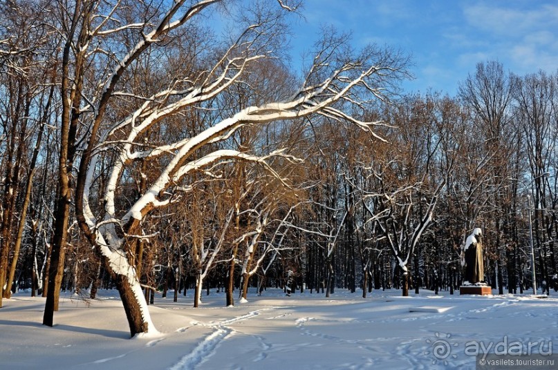 В Москве была зима...