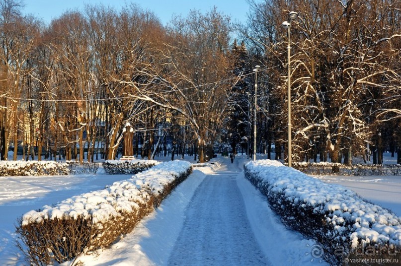 В Москве была зима...