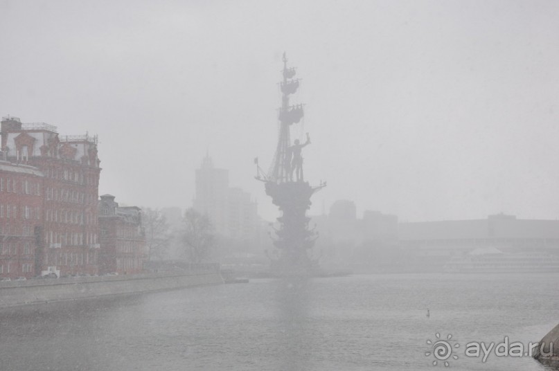 В Москве была зима...