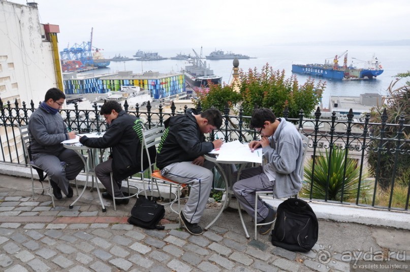 Чили. Вальпараисо.Винья-дель-мар.