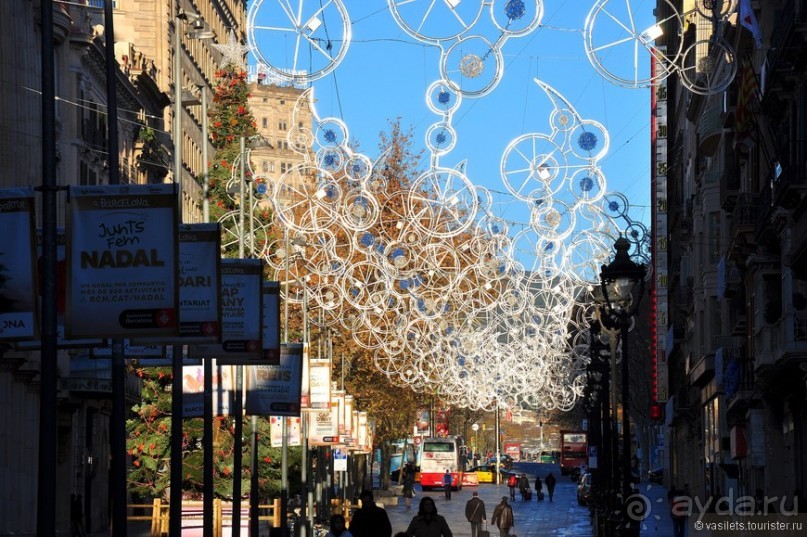 Барселона. Безмятежный Новый год.