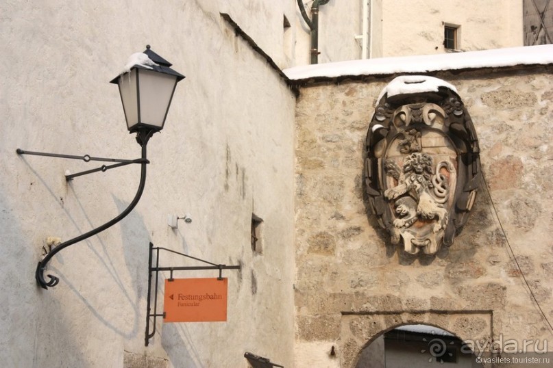 Крепость ХоэнЗальцбург и Гетрейдегассе