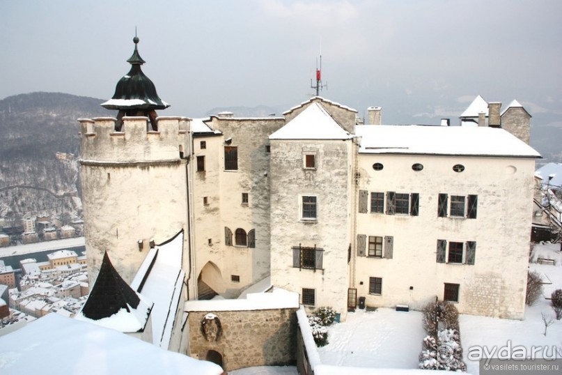 Крепость ХоэнЗальцбург и Гетрейдегассе