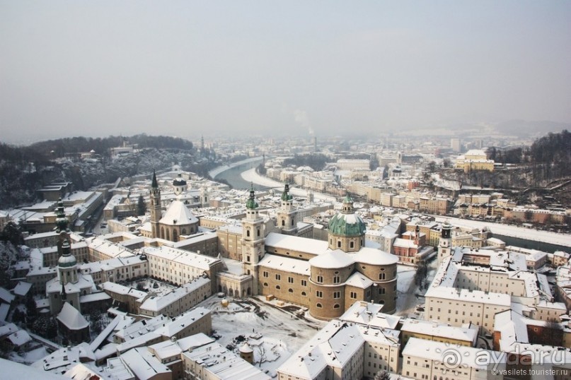 Крепость ХоэнЗальцбург и Гетрейдегассе