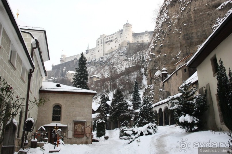 Крепость ХоэнЗальцбург и Гетрейдегассе