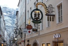 Крепость ХоэнЗальцбург и Гетрейдегассе