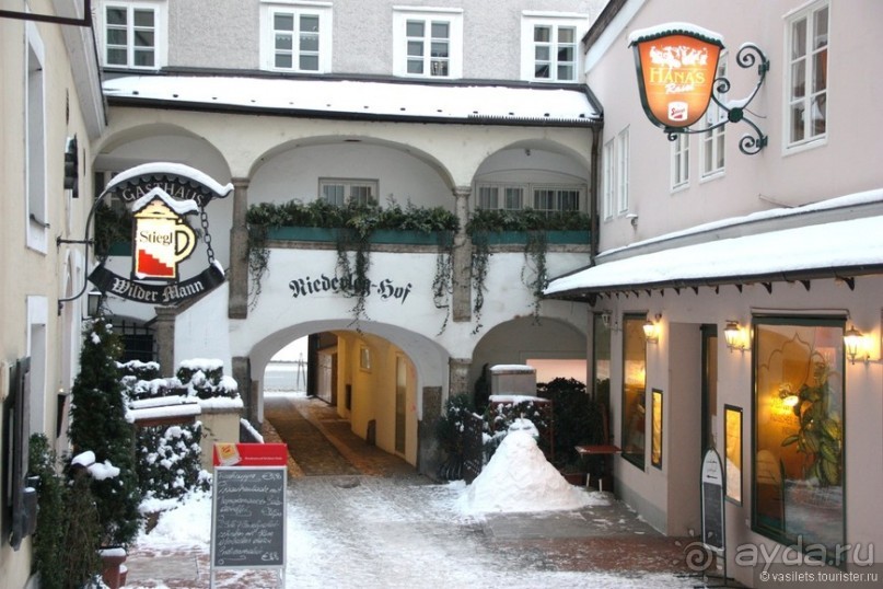 Крепость ХоэнЗальцбург и Гетрейдегассе