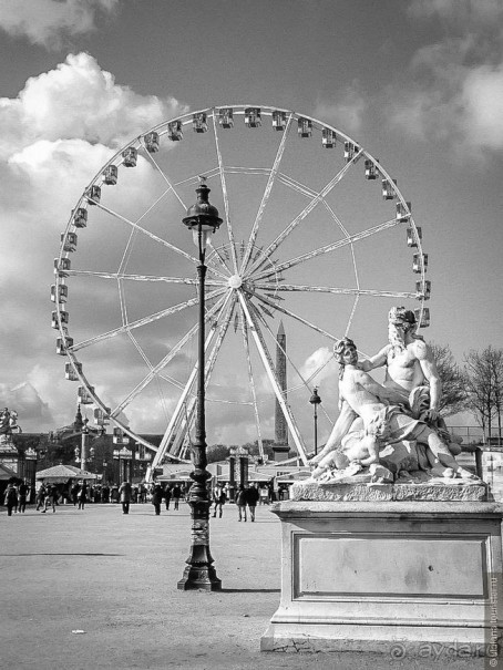 Париж. Черно-белое