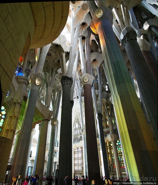Саграда Фамилия со всех сторон