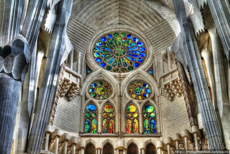 Саграда Фамилия со всех сторон