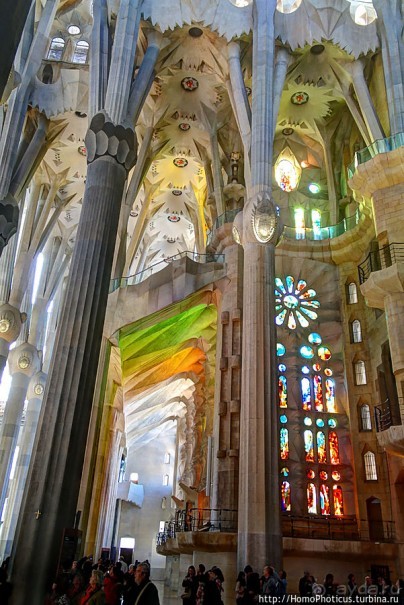 Саграда Фамилия со всех сторон