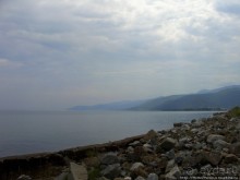 Пуп - самая юго-западная точка берега Байкала