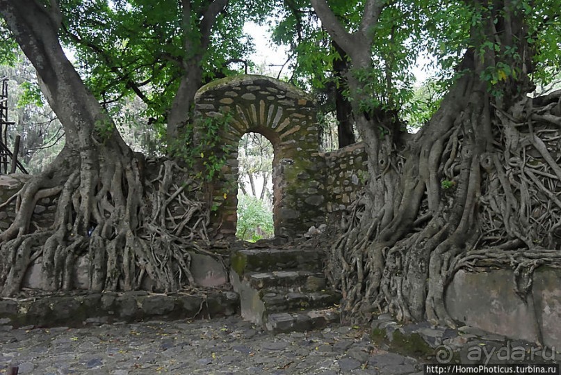 Гондэр: храм Троицы на горе света и бани Крещения